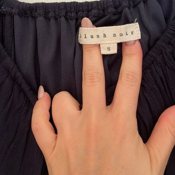 Blush Noir Tassel Dress - Picture 3 of 5